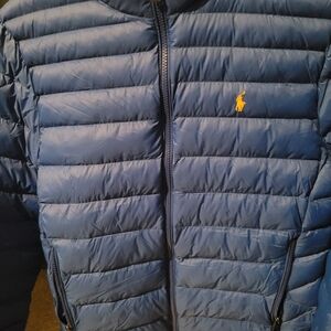 Polo by Ralph Lauren Men's Blue Puffer Jacket